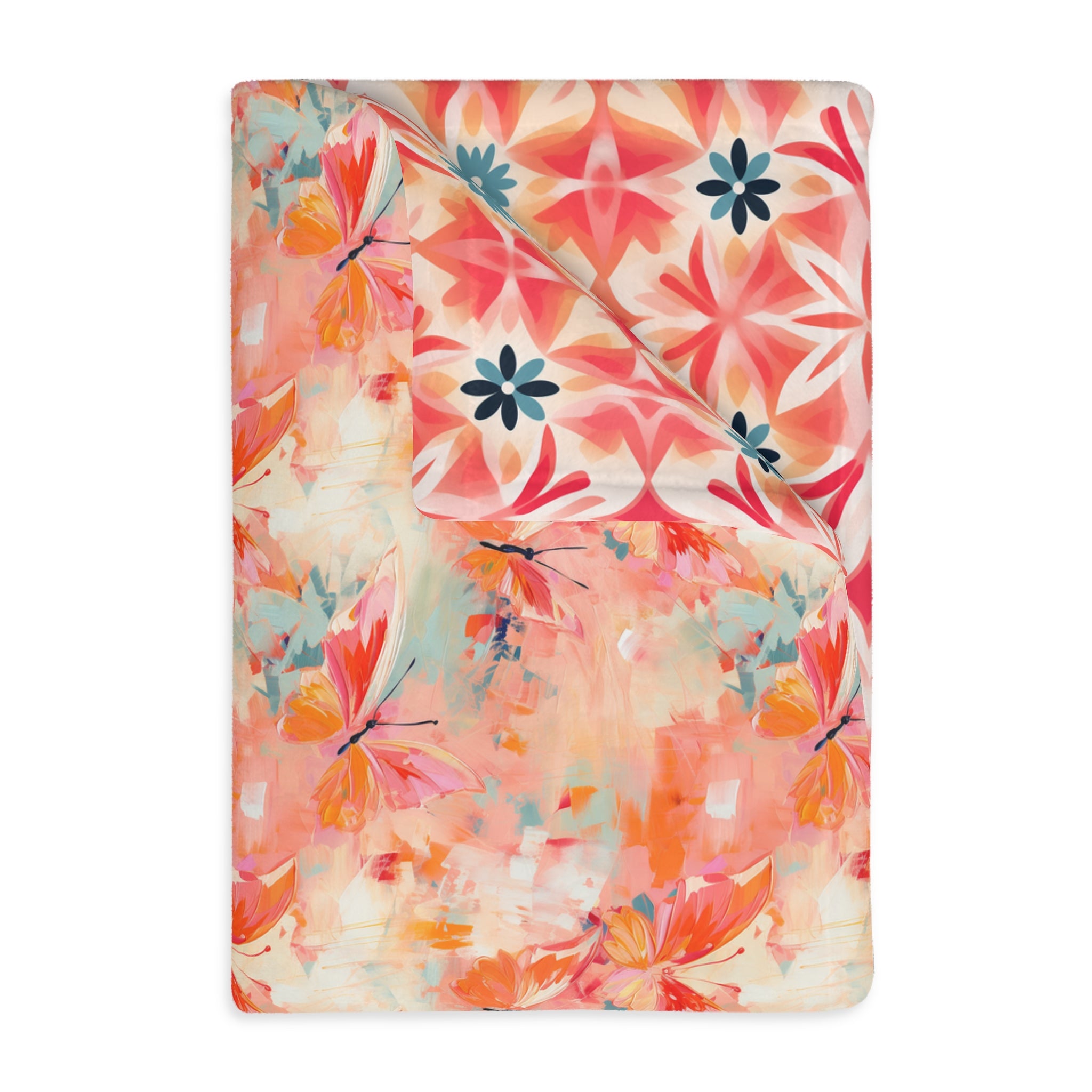 'Butterfly Kisses' Velveteen Kid Blanket
