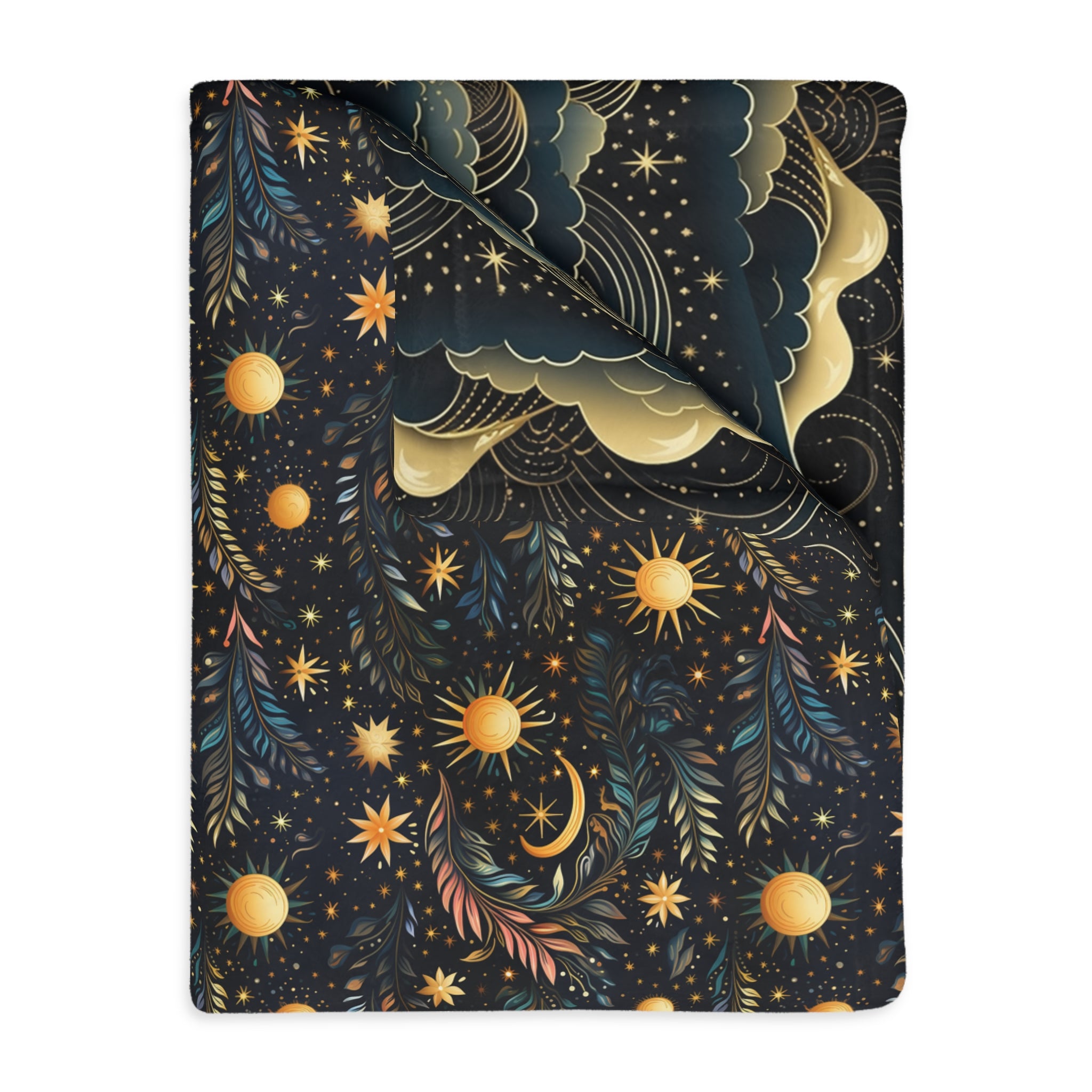 'To the Moon and Back' Velveteen Kid Blanket