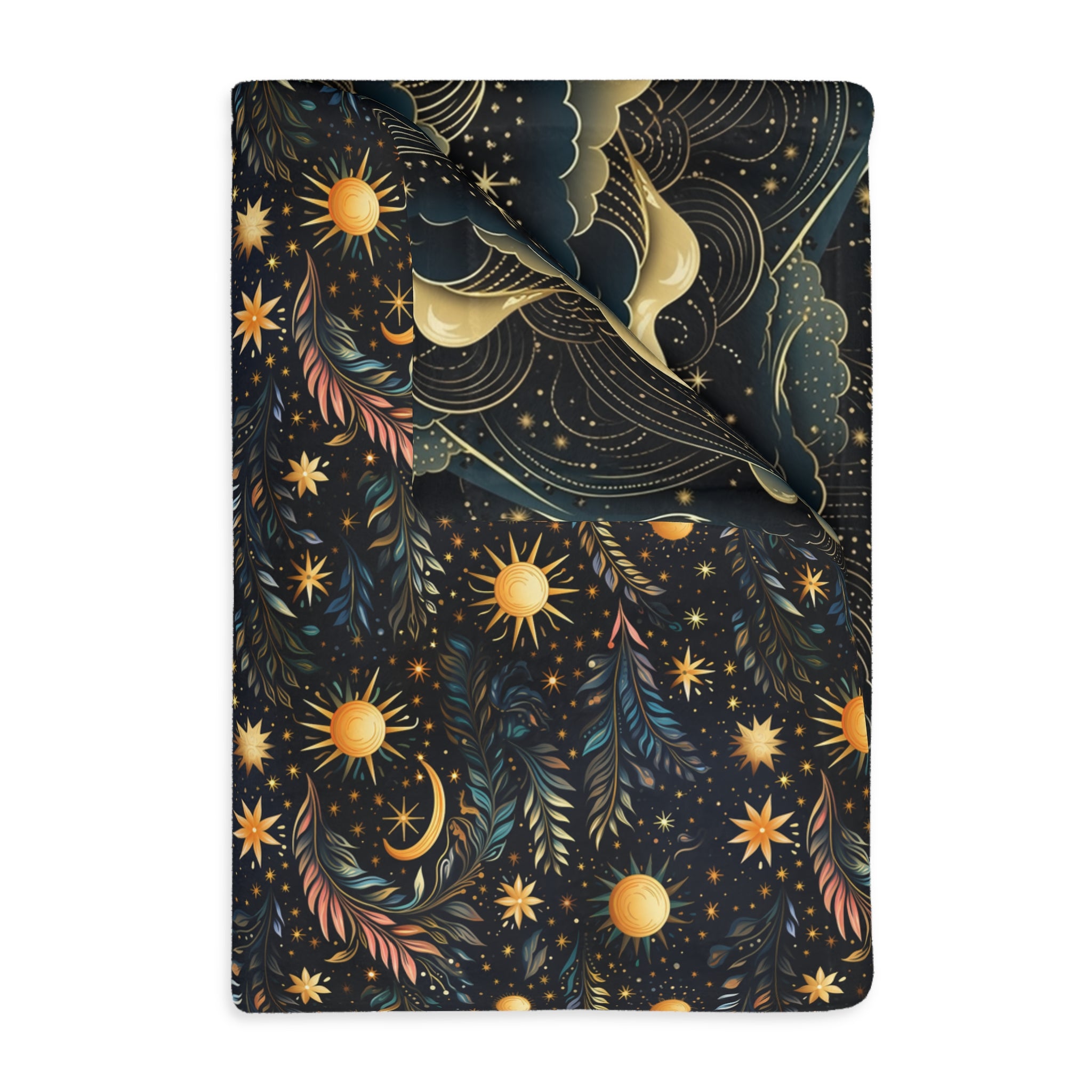 'To the Moon and Back' Velveteen Kid Blanket