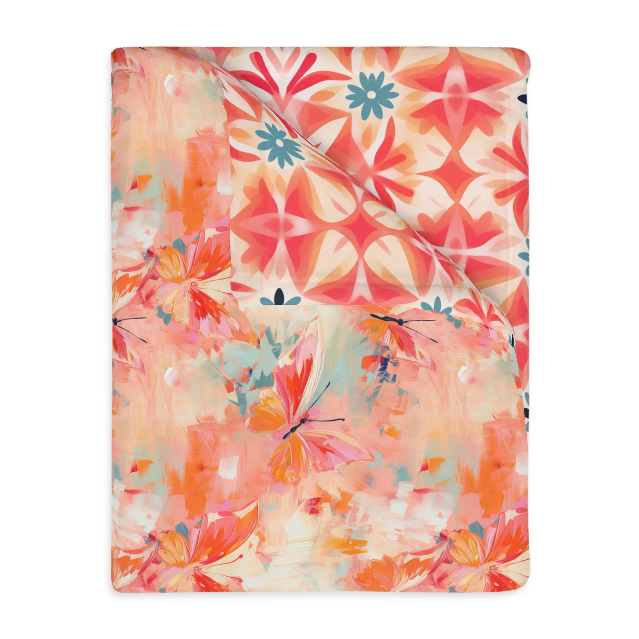 'Butterfly Kisses' Velveteen Kid Blanket
