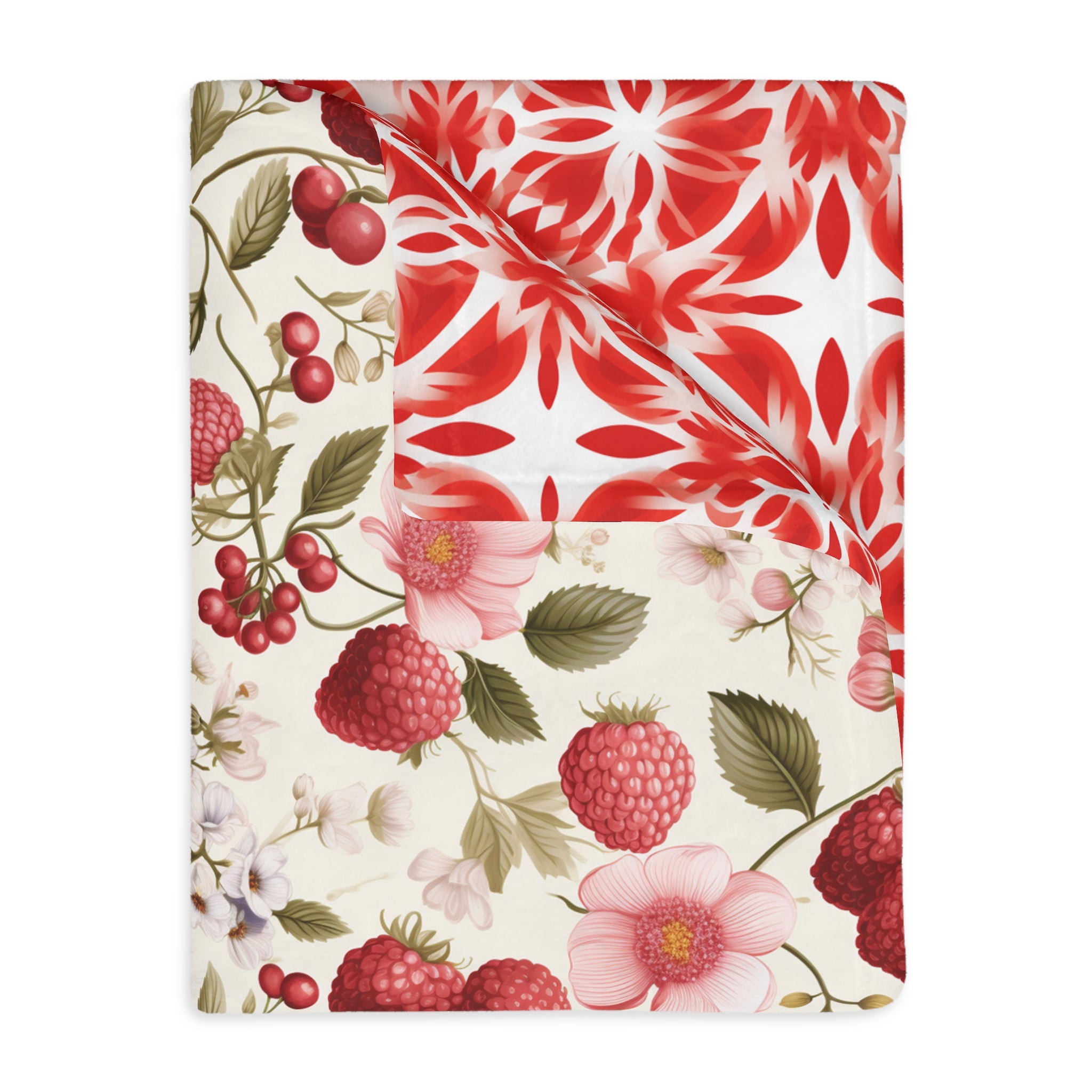 'Berry Special' Velveteen Kid Blanket