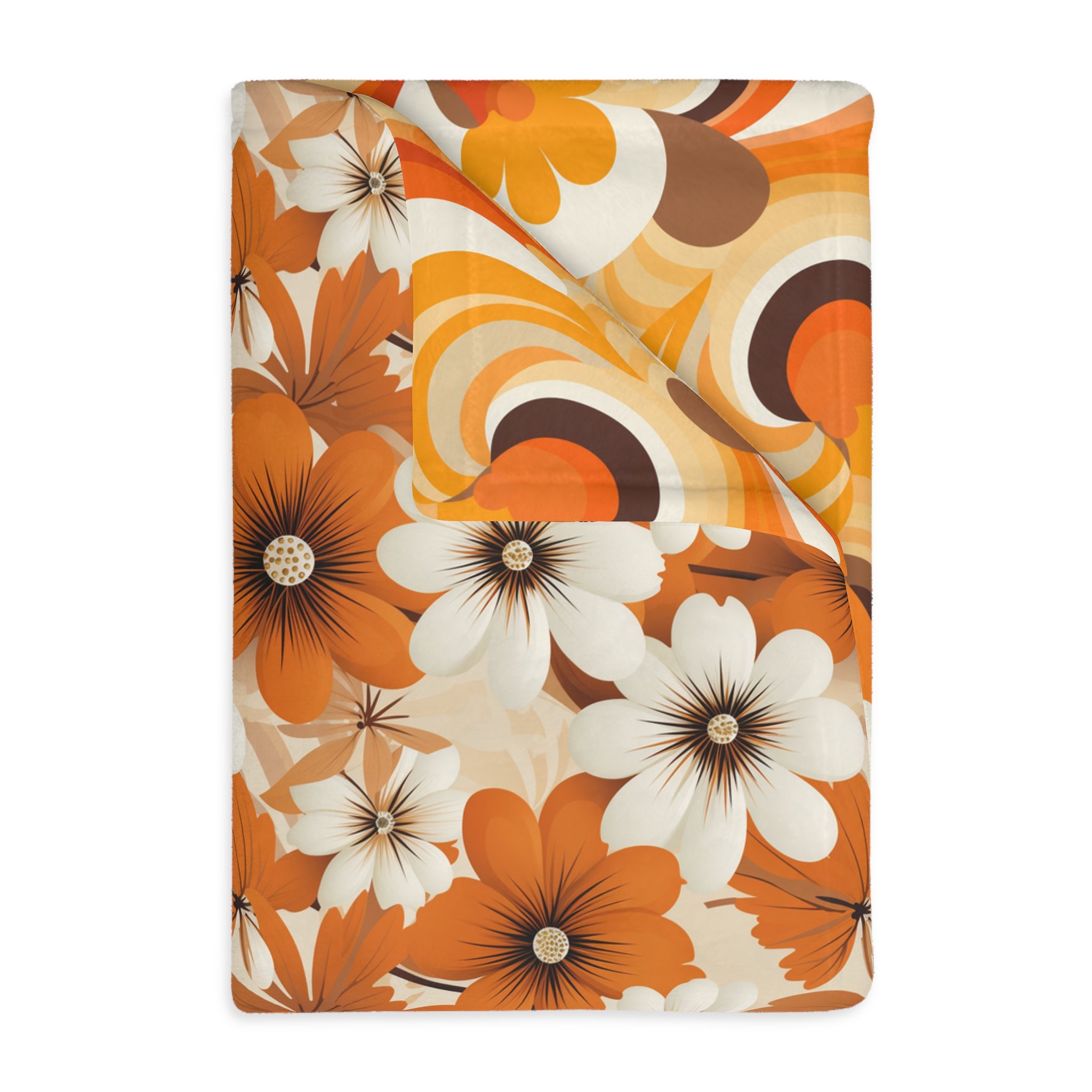 'One Groovy Baby' Velveteen Kid Blanket