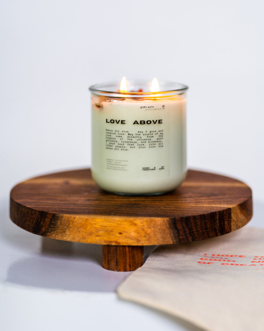 'Love Above' Candle